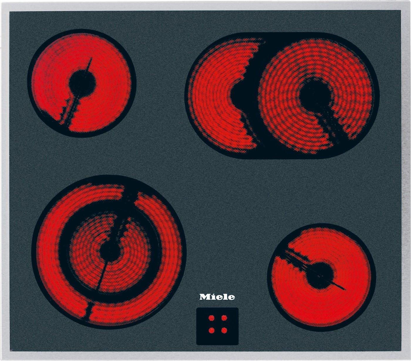 KM 6003 LPT, Kombinations-Kochfelder Elektro, KM 6003 LightPrint, Rahmen Edelstahl