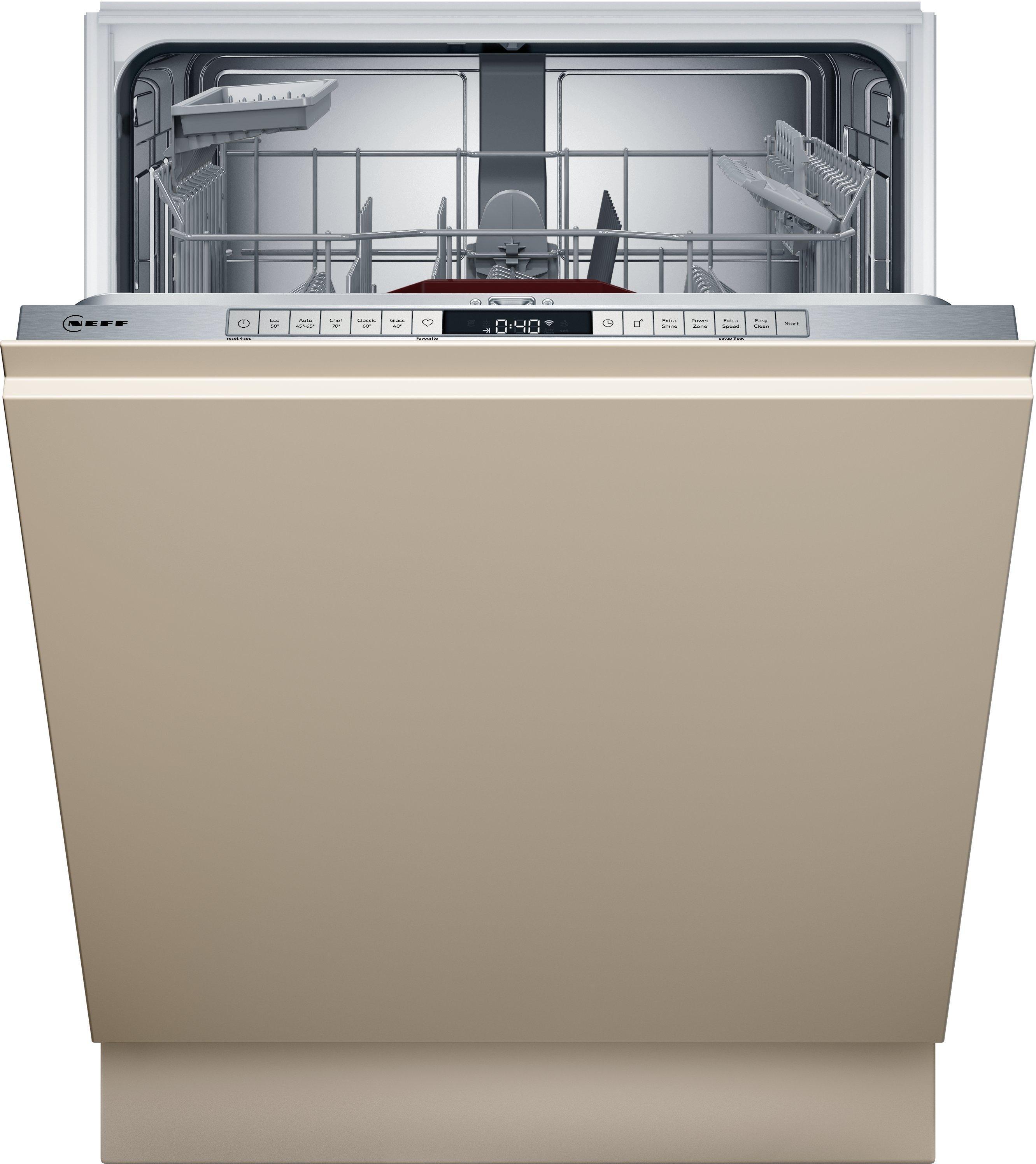 S257YAX03E, VOLLINTEGRIERT, Home Connect; 13 Maßgedecke; EEK: A; 9,5 Liter Wasserverbrauch; Geräusch: 44 dB; Zeolith; 6 Programme & 5 Sonderfunktionen; Aqua- und