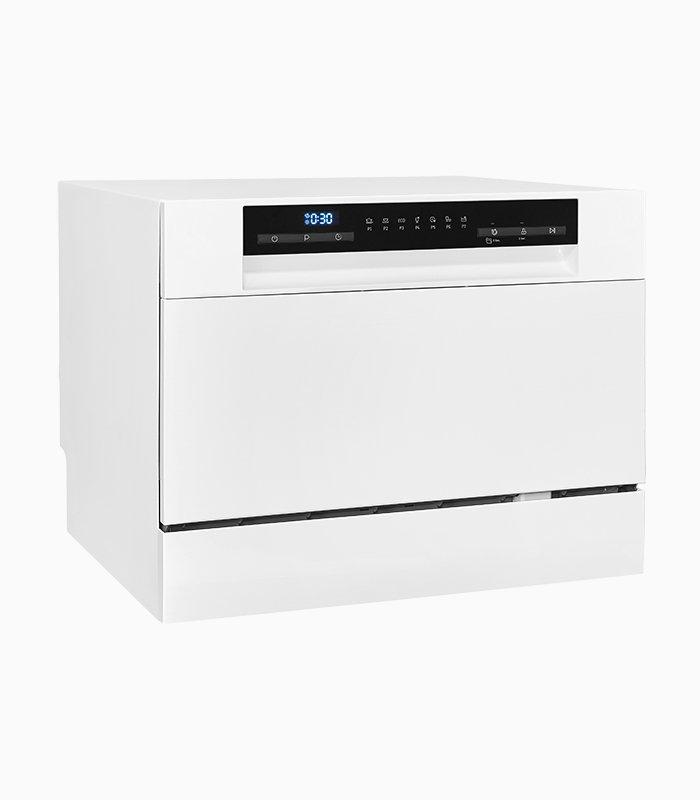 GSP206-030D weiss, Geschirrspüler, Standgerät, Tischgerät, 6 Maßgedecke, 7 Programme, LED Display, Startzeitvorwahl, Salzmangelanzeige, Wasserverbrauch: 6,5 L/Zyklus, EE