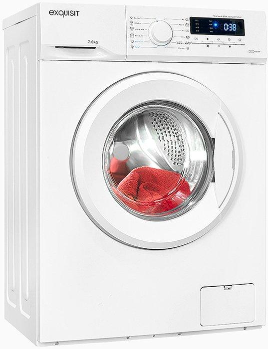 WA7014-020A weiss, Waschmaschine, Standgerät, 7,0 kg Füllmenge, 1400 U/Min Umdrehungen, 12 Programme, LED Display, Startzeitvorwahl, Kindersicherung, Wasserverbrauch: 45