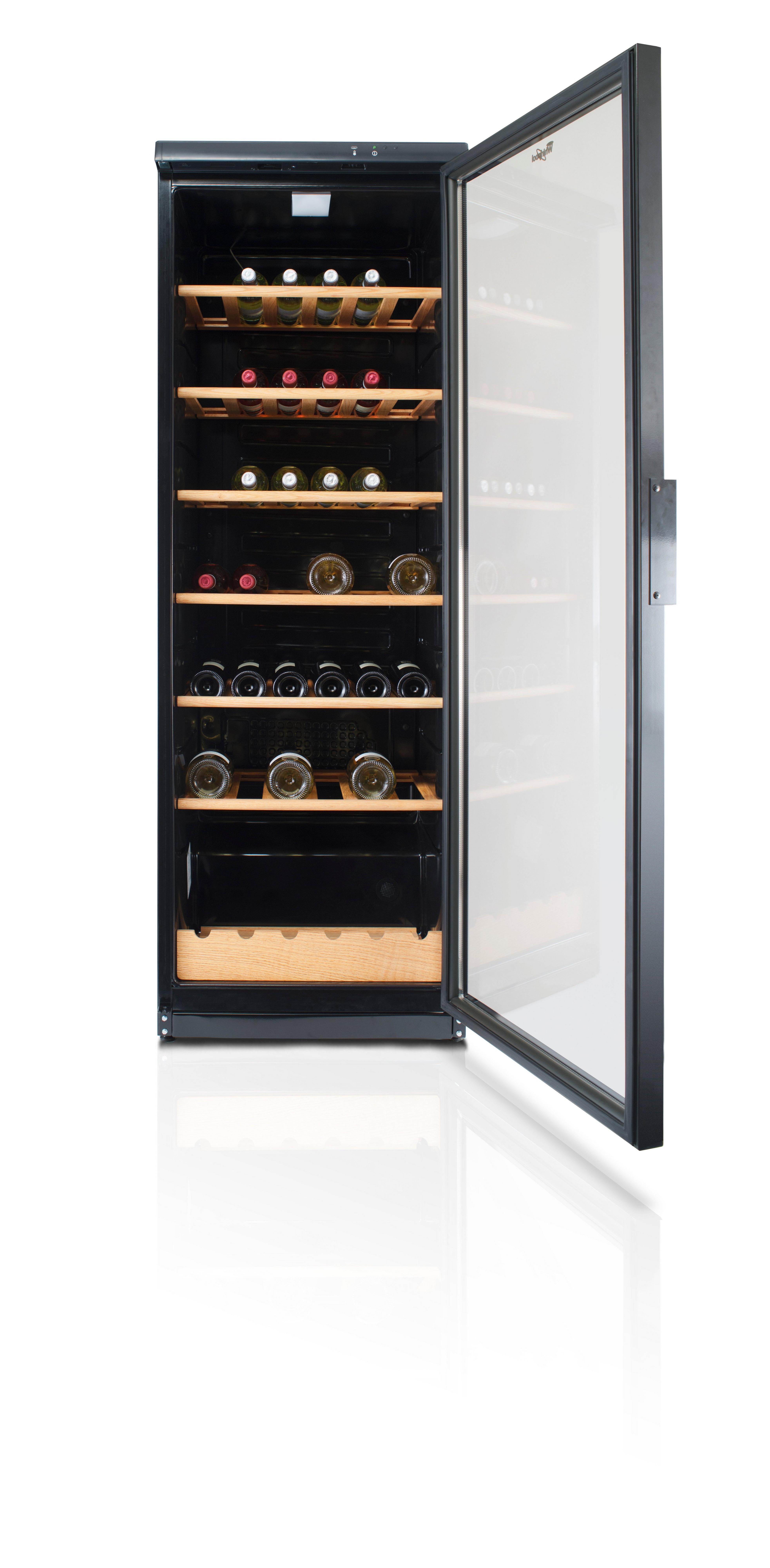 ADN 231 BK, Weinkühlschrank 330 Liter, 1 Tür , schwarz