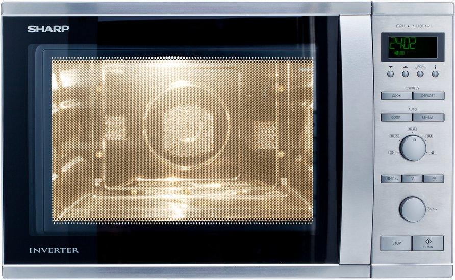 R-941 STW, 40 L, 1050 W MW Kombi 3in1, 1450 W HL, 1300 W Grill o., Innen Edelstahl, Gehäuse Edelstahl   INVERTER-TECHNOLOGIE