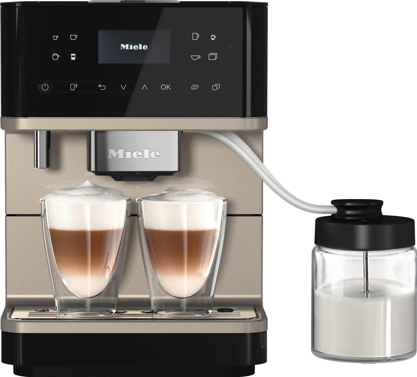 CM 6360 obcm, Kaffeevollautomaten, freistehend, CM 6360, Obsidianschwarz CleanSteel
