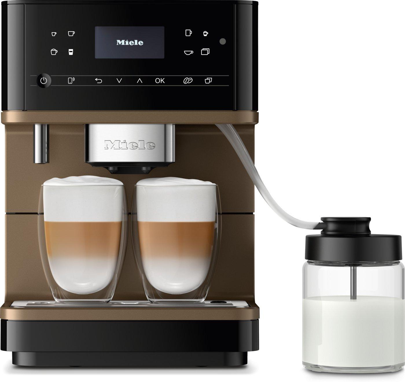 CM 6360 obbp, Kaffeevollautomaten, freistehend, CM 6360, Obsidianschwarz Bronze PearlFinish