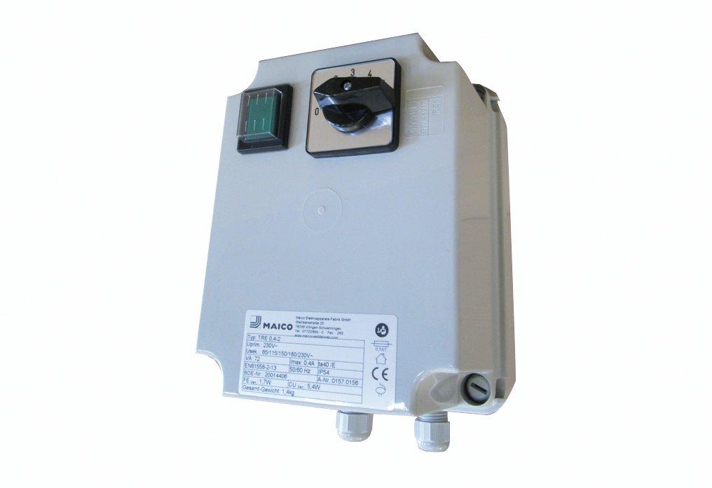 TRE 0,4-2, 5-Stufentransformator TRE 0,4-2 Wechselstrom, max. 0,4 A