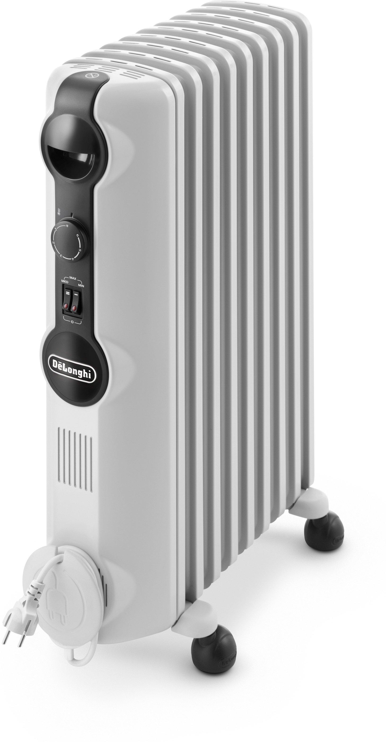 TRRS0920, RadiaS Radiator, 9 Heizrippen, 3 Heizstufen, 900/1100/2000 Watt, für Räume bis 60m³, patentierte Batterie mit 35% größerer Oberfläche, RealEnergy Funk