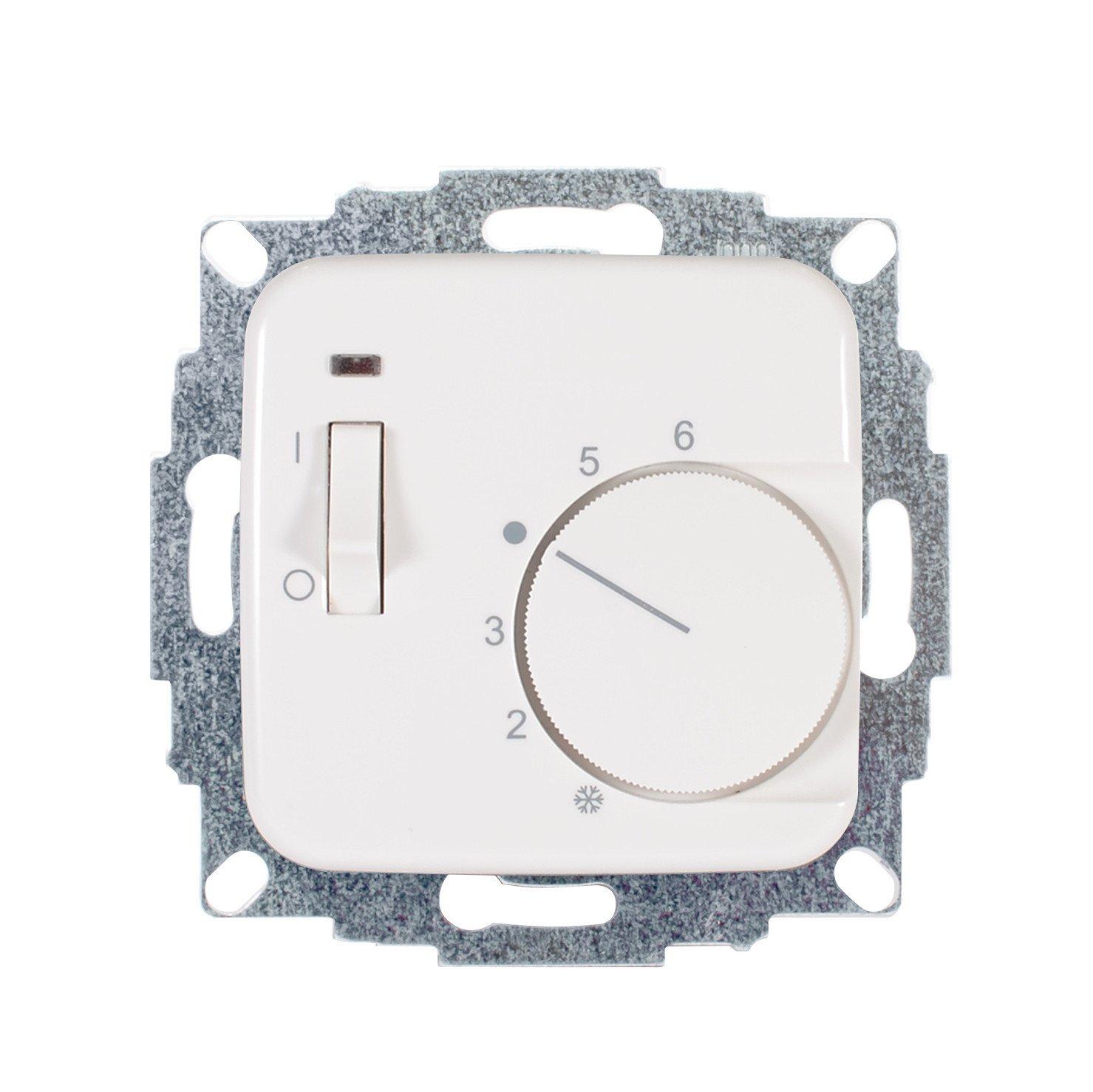 RTR-77(rg), Thermostat UP reinweiß glanz BJ Reflex 230V Öffner Schalter EIN/AUS