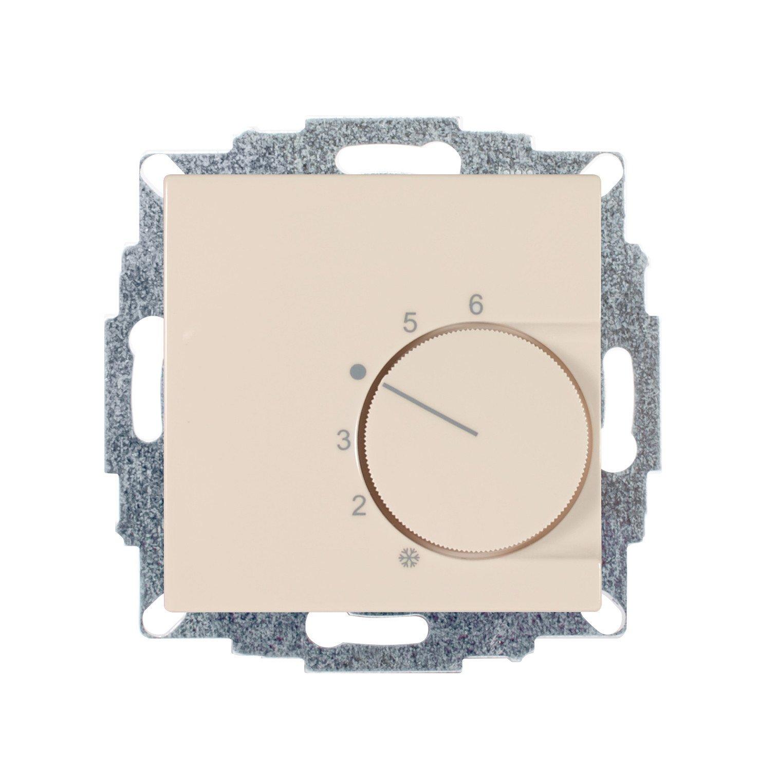 RTR-5520(cg), Thermostat UP cremeweiß glanz 55x55 230V Wechsler