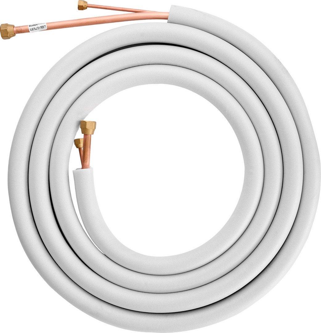 Doppelrohr mit 1/4 und 1/2 1, Zubehör für Klimageräte Doppelrohr Kupfer-Doppelrohr-Paket 1/4,1/2, L=10 m