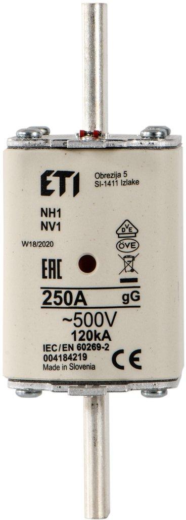 Sicherung-NH1-250A gG, Sicherung-NH1-250A gG0