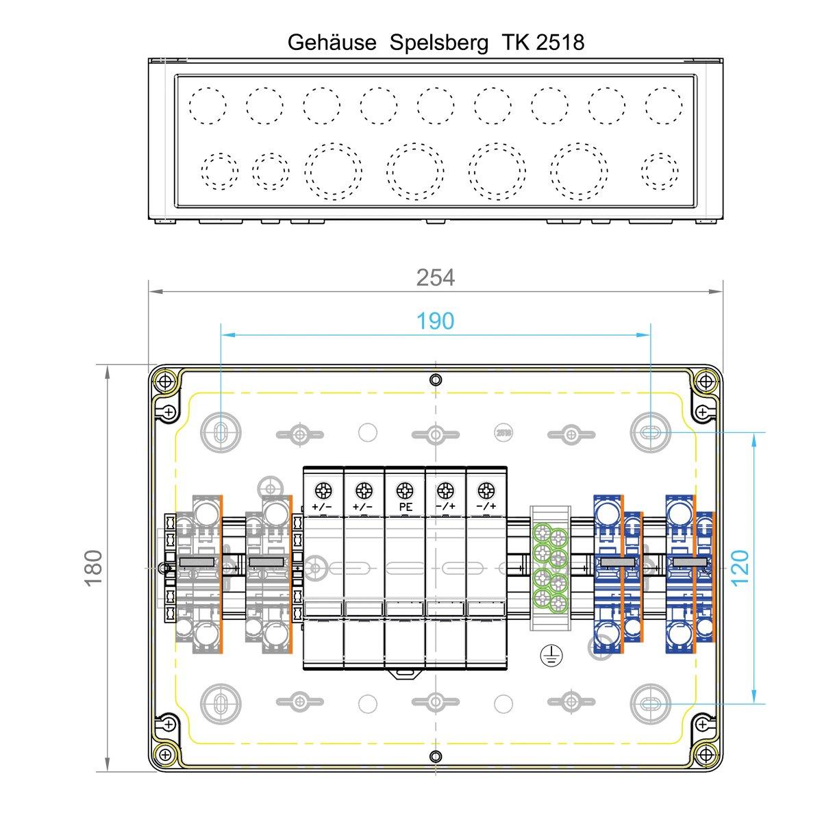 GAK-enwitec-S-1000-2x2R-X-BC-PC-1.0, GAK-enwitec-S-1000-2x2R-X-BC-PC-1.0 ÜSS 5 polig