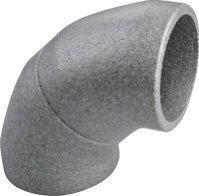 BEPP 160, Zub. Warmwasserwärmepumpe EPP-Bog. Bogen 90 Gr (teilbar 2x45 Gr), d:160 mm