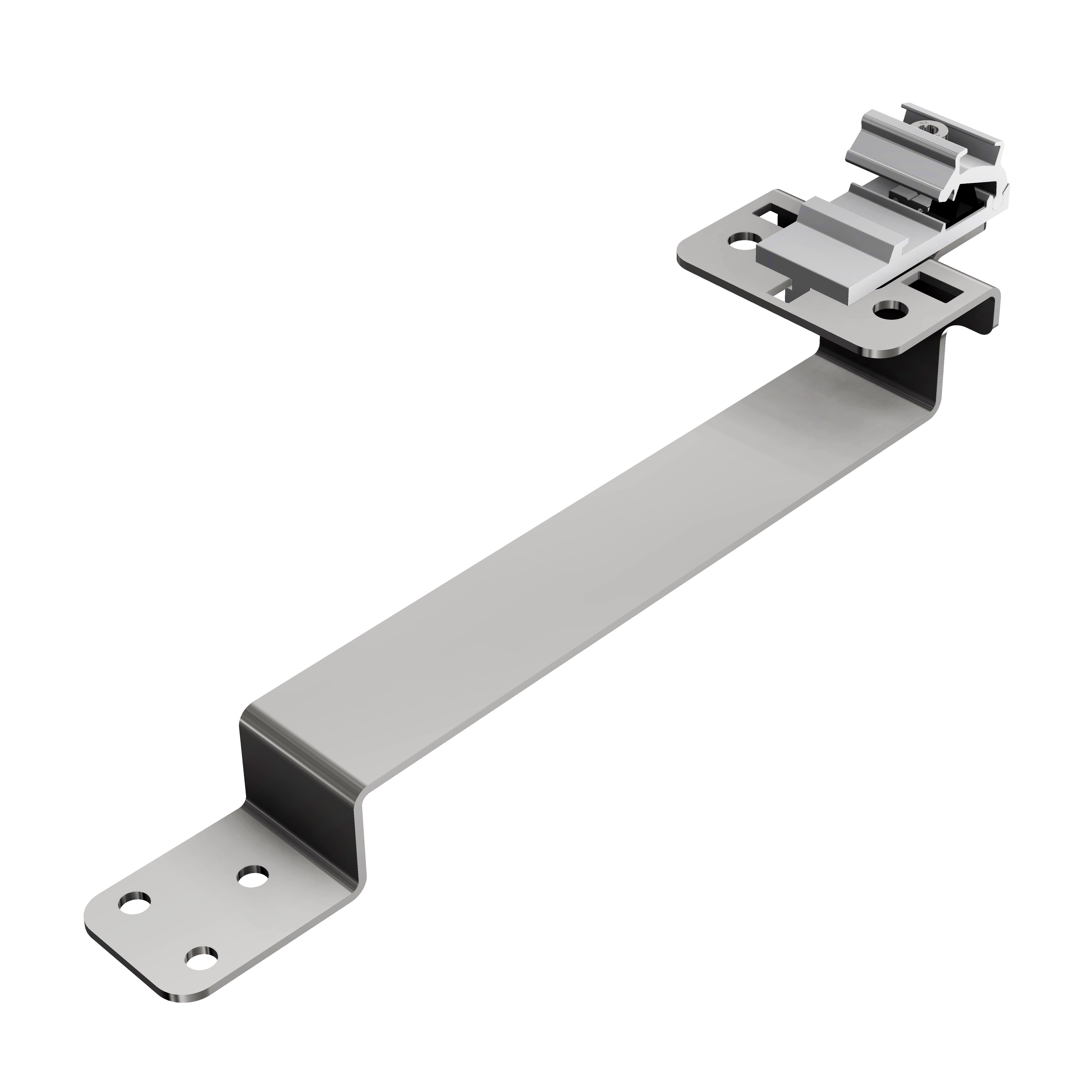 13106-00, Dachhaken SL A2 Biberschwanz aus Edelstahl für Biberschwanzdächer, schlankes Design, Kreuzverbinder vormontiert, schnelle Montage ohne Flexen.