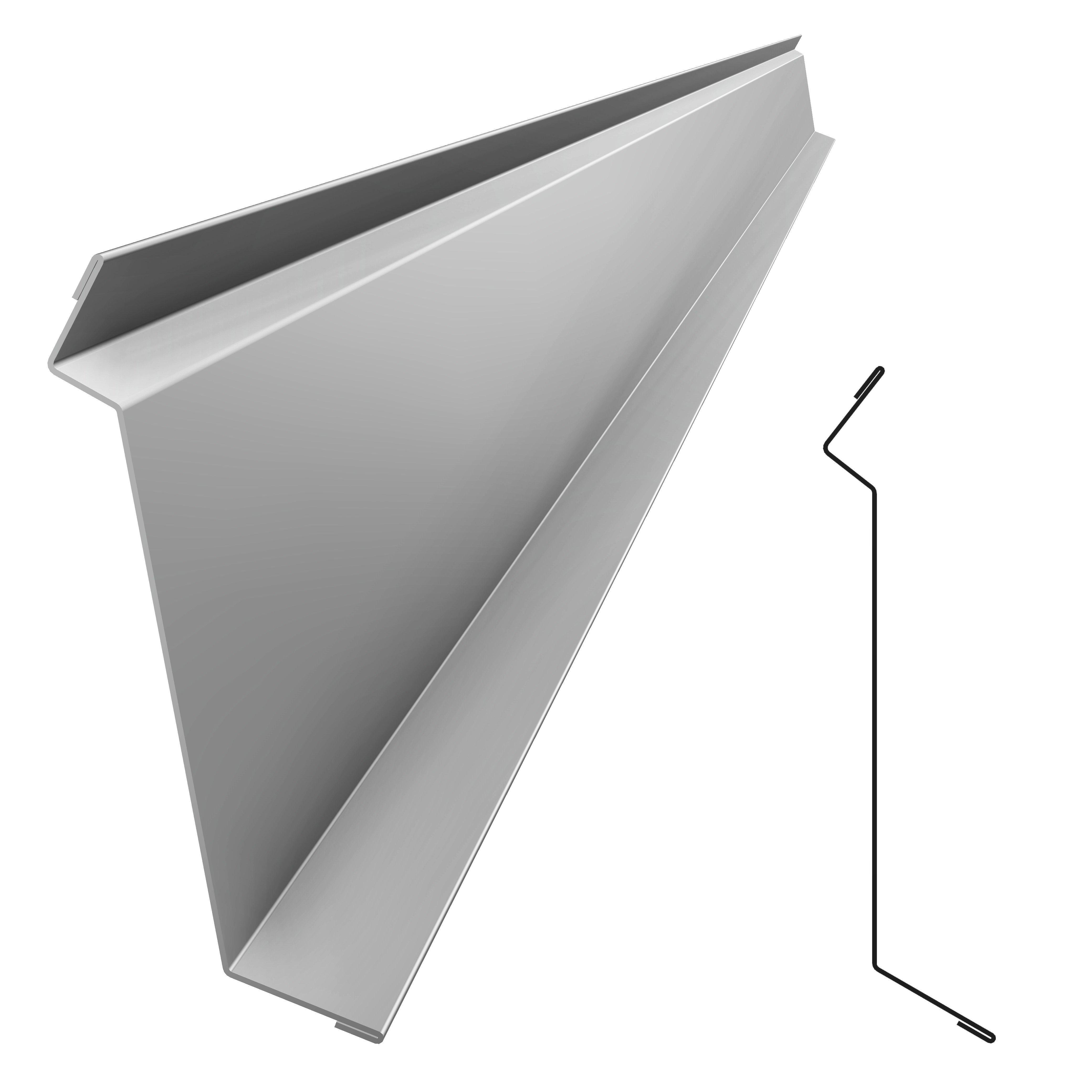 21211-2280, Windschottblech oben 2.0 für SL Rack Süd-System, 60° Montagewinkel, optimierte Aerodynamik zur Ballastreduzierung, schnelle Montage