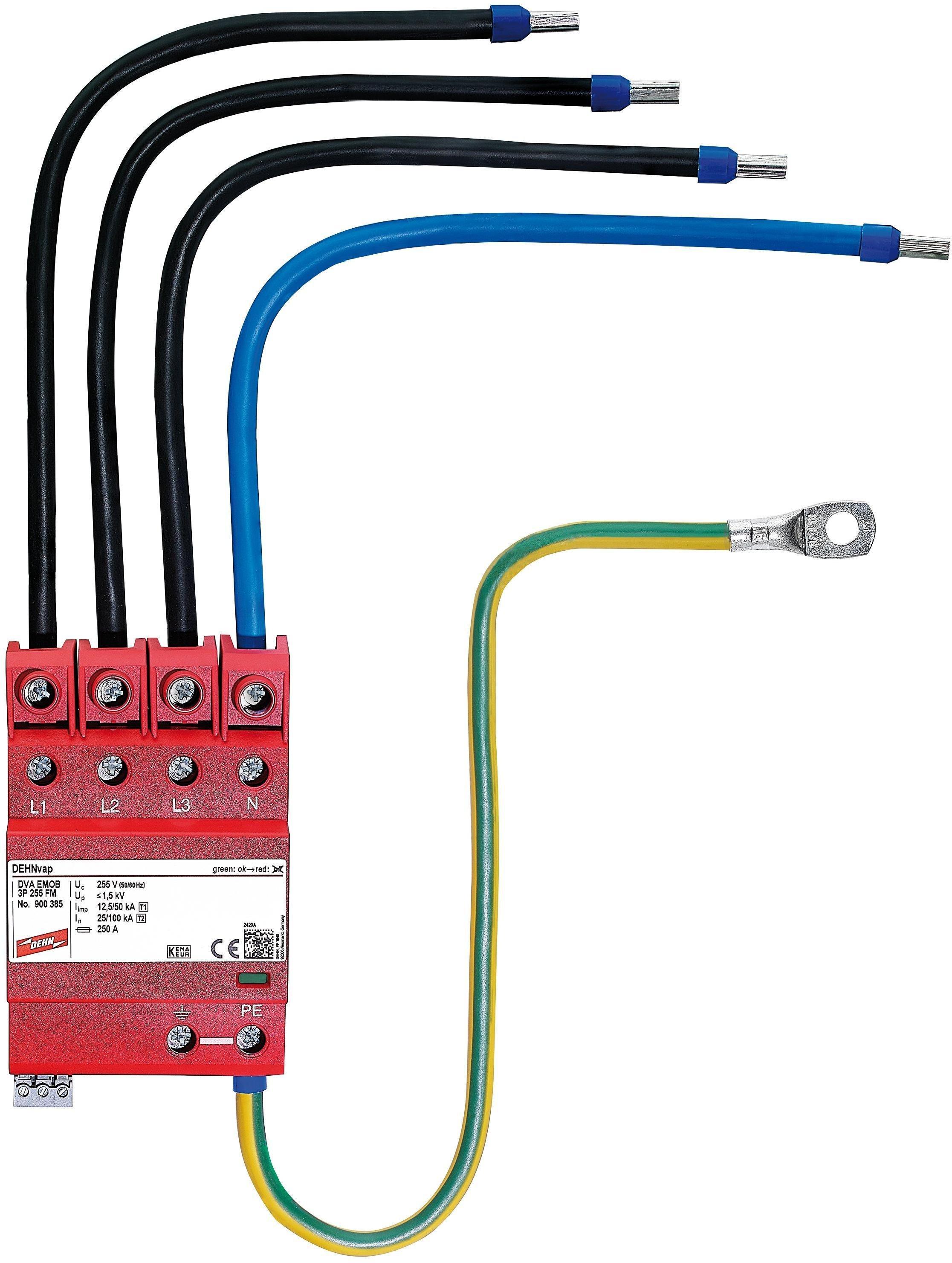 Kombiableiter Ladesäulen, Kombiableiter Ladesäulen
