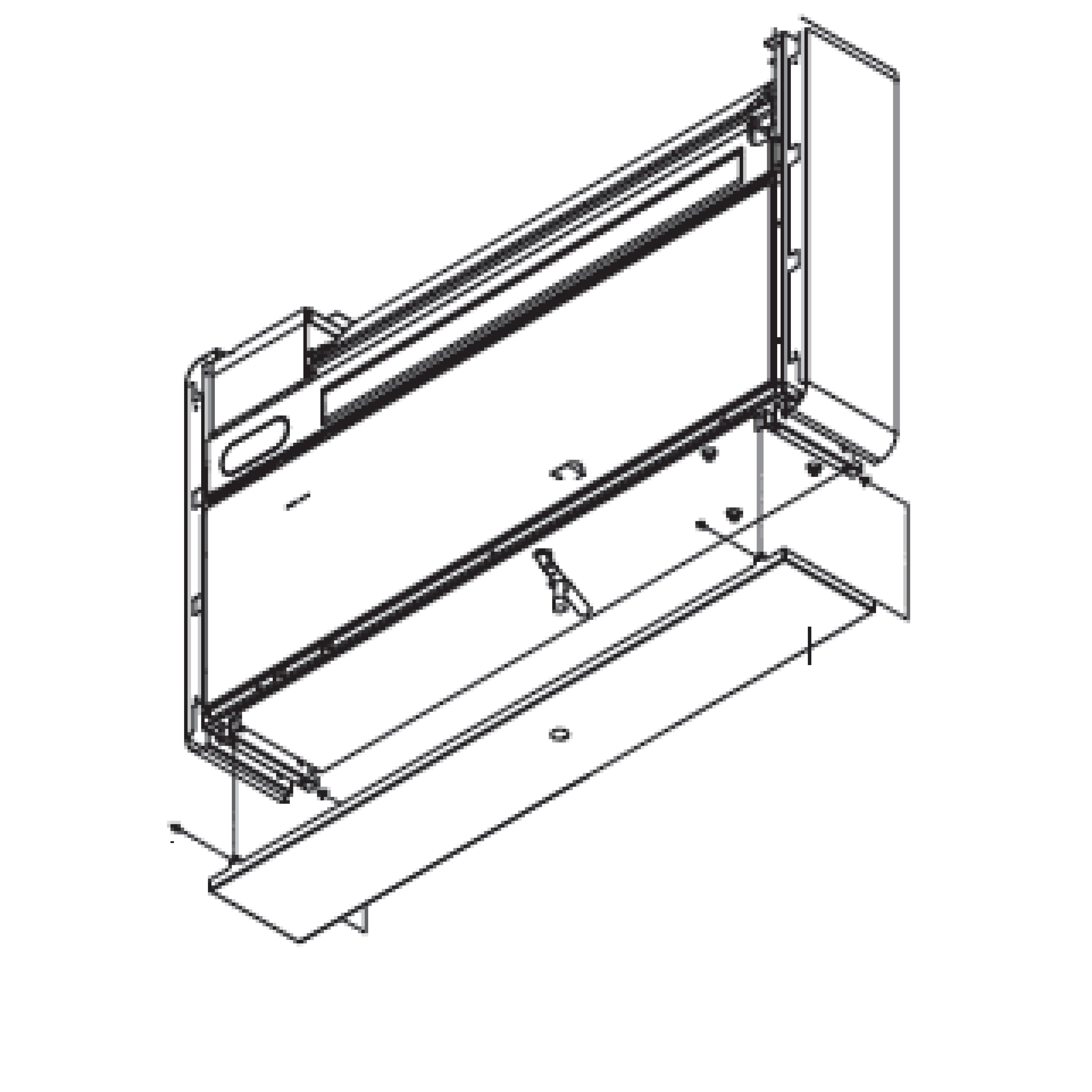 ET-HP-FIRE+ICE-AP-CLS, Sichtabeckung für die untere Geräteseite, weiß