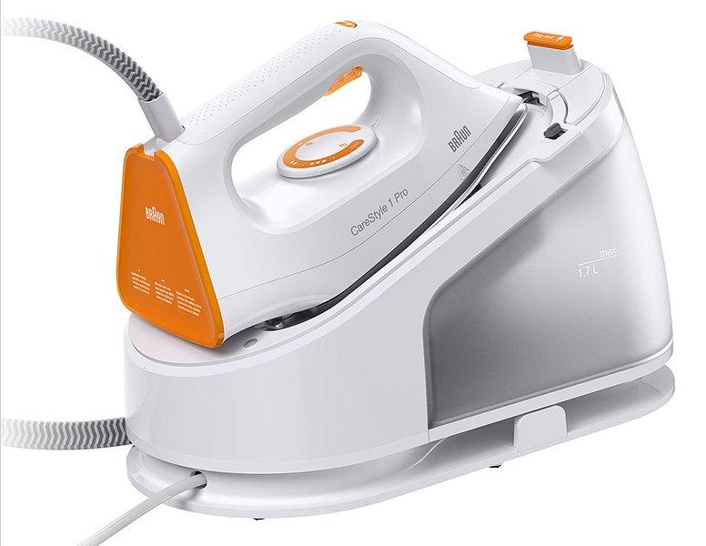 IS 1511 WH, Dampfbügelstation CARESTYLE 1 PRO 2.200 Watt, SuperCeramic Bügelsohle, FreeGlide 3D Technologie, Desinfektionsfunktion, abnehmbarer 1,7-Liter-Wasserta