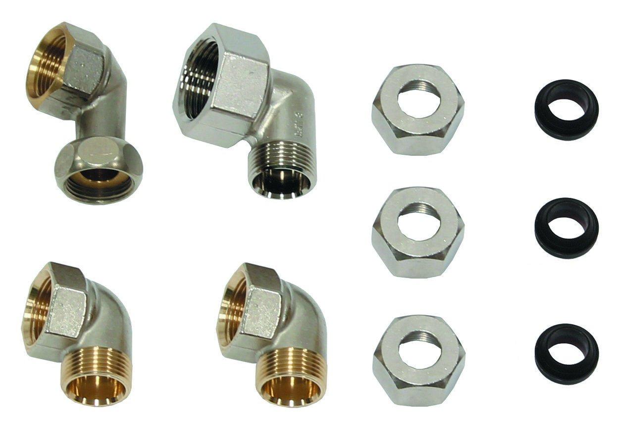 Anschluss-Set 4 Winkelfittings, VAILLANT Anschlussset-Fitting uniSTOR VIH R 120-200 + VIH CQ 120/150