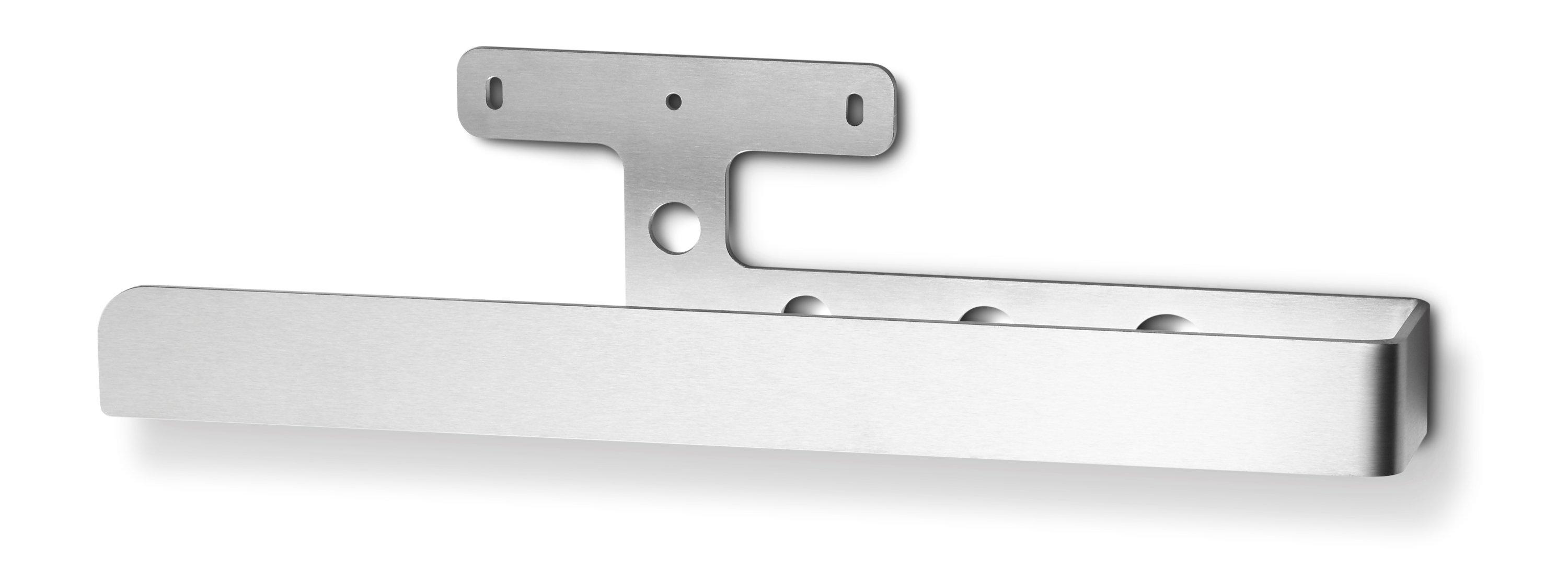 ZU-HAT-03, Edelstahl-Handtuchhalter für MH04/ vertikal montiert, FLAT, 40cm, 1,9 Kg