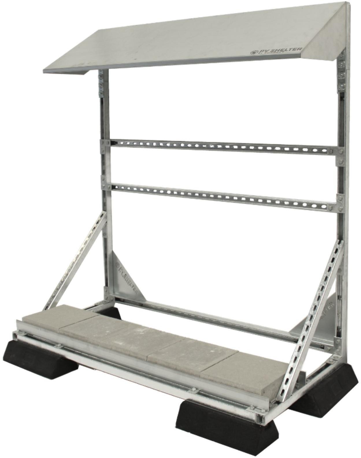 PVshelter High Energy Wall/Floor, PVshelter High Energy Wand-Boden-Wechselrichterrahmen unmontiert