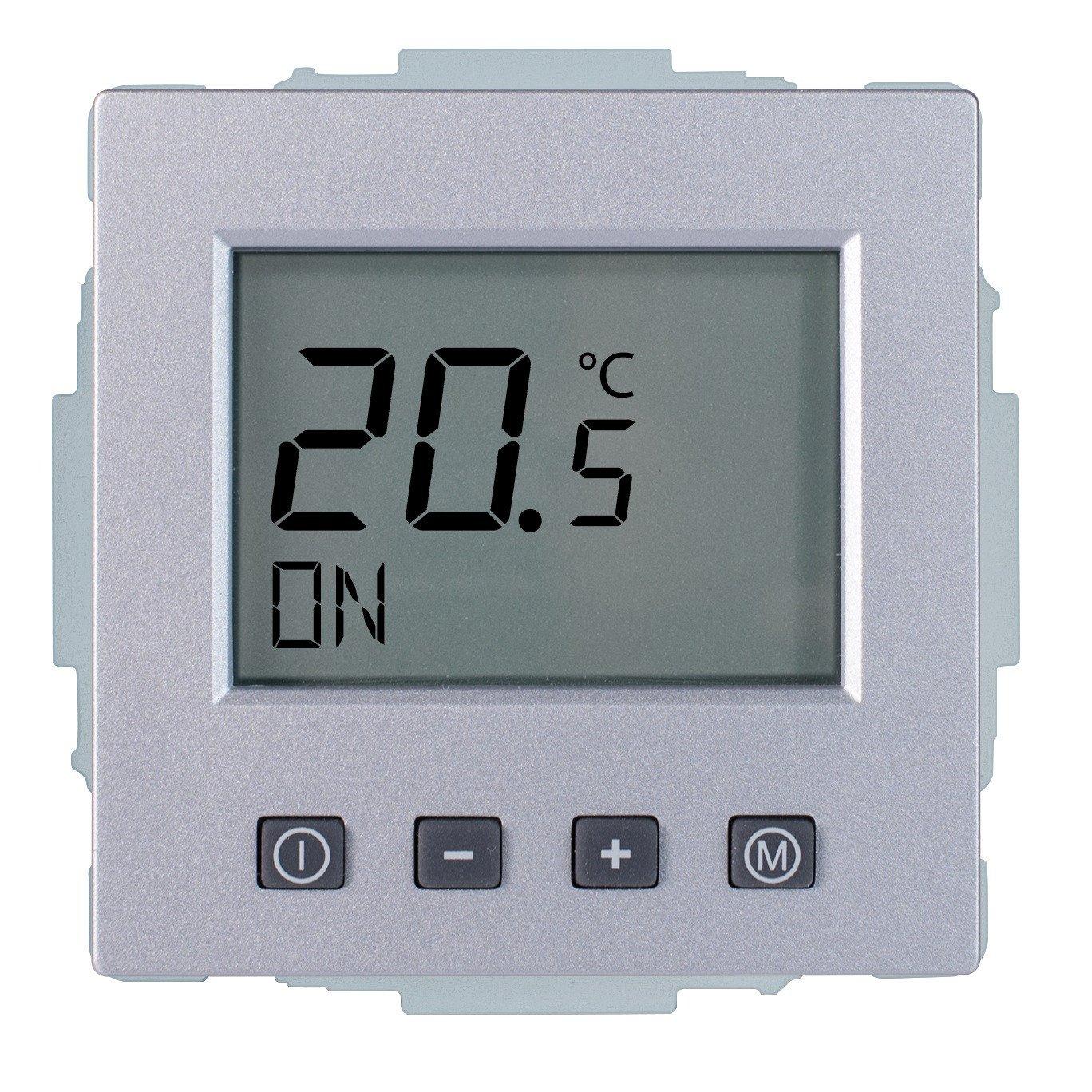 ERD-62(alu/BJ), Thermostat UP alu BJ future 230V Display ohne Uhr