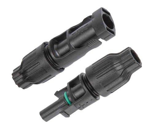 NSOLARSTKOCSET.01, Solarsteckerset, 1 x männlich, 1 x weiblich, 4,0 - 6,0 mm², IP68, ohne crimpen, UV - resistent, 1500 V, bis 40 A