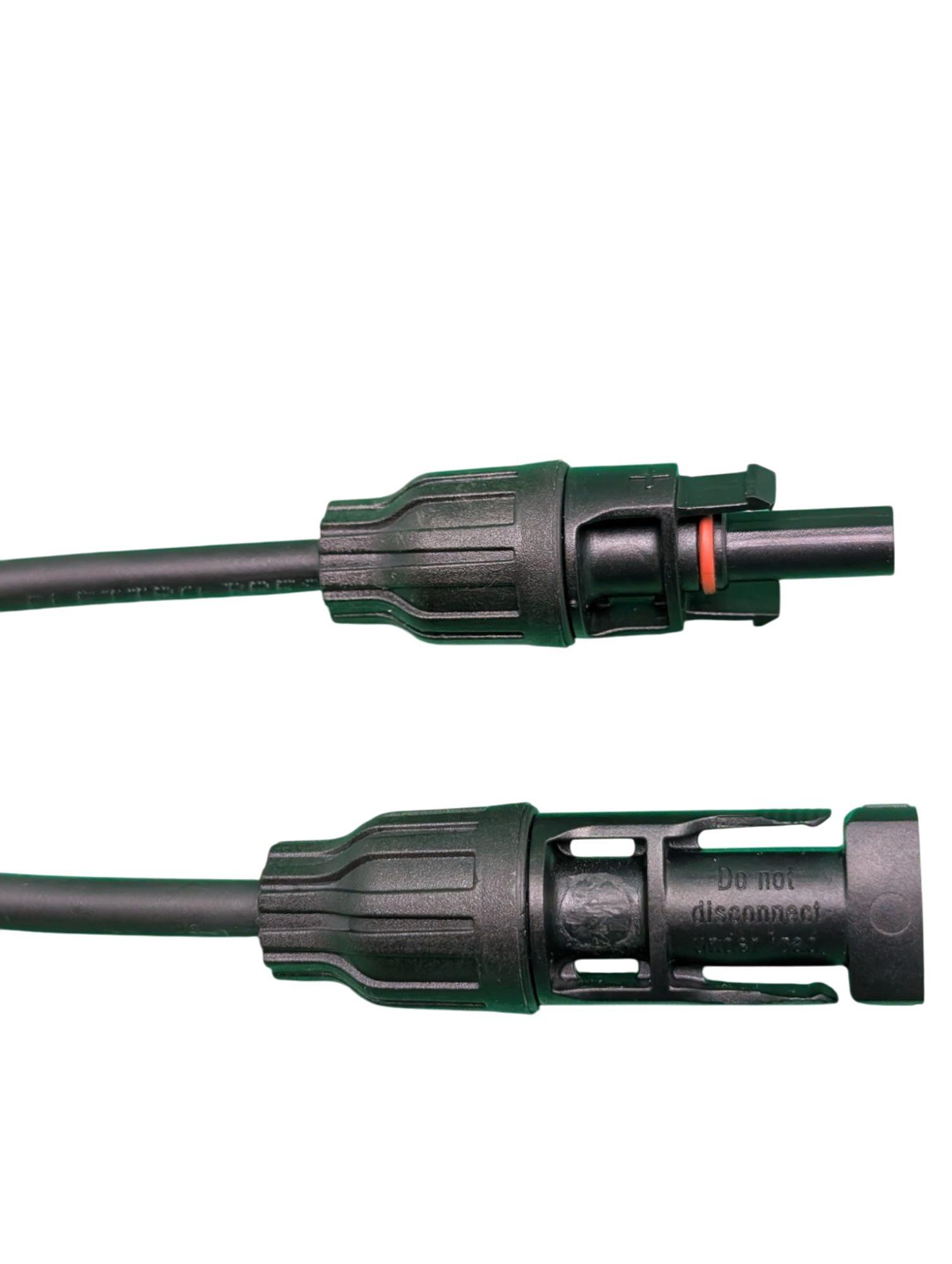 NSOLARSTKSET.01, Solarsteckerset, 1 x männlich, 1 x weiblich, 4,0 - 6,0 mm², IP68, crimpen, UV - resistent, 1500 V, bis 40 A