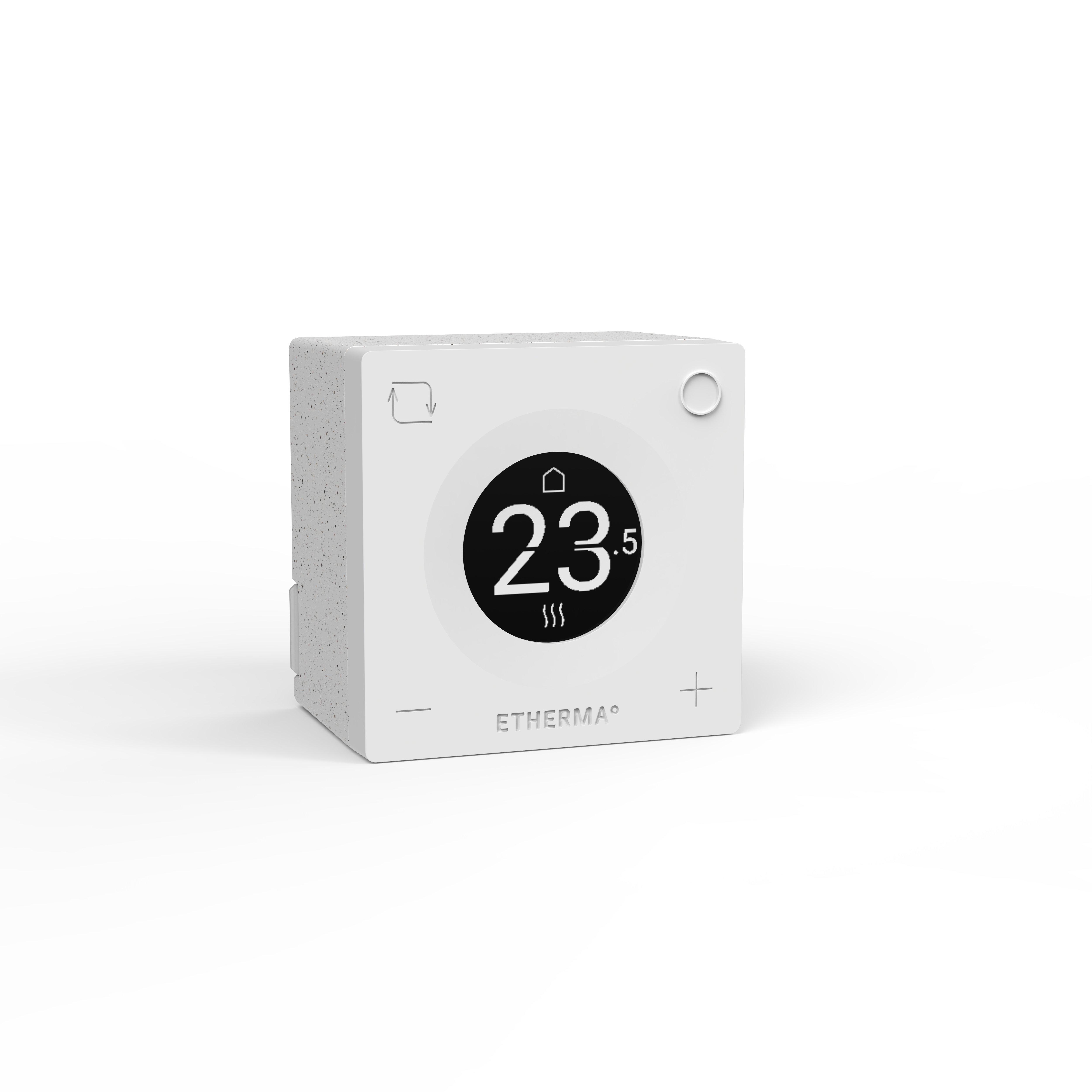 ET-SMARTCUBE-TH-W, Funkthermostat in Verbindung mit Funkempfänger SMARTBOX, WiFi, weiß