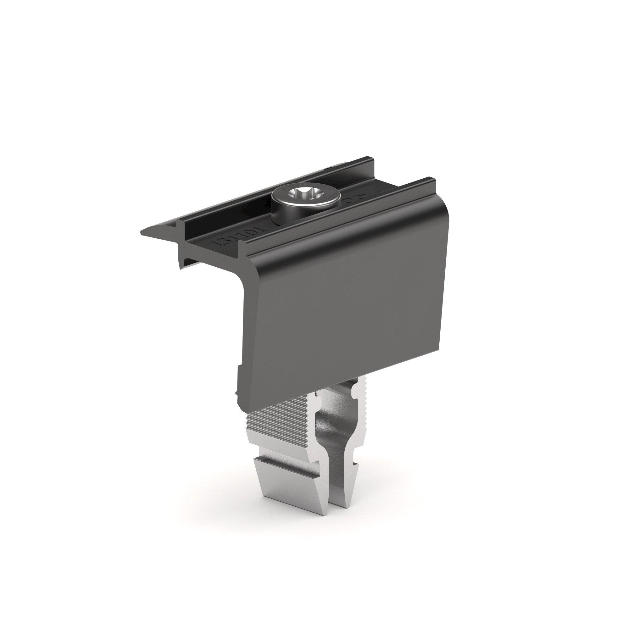 131101-922, Endklemme Classic wide V schwarz