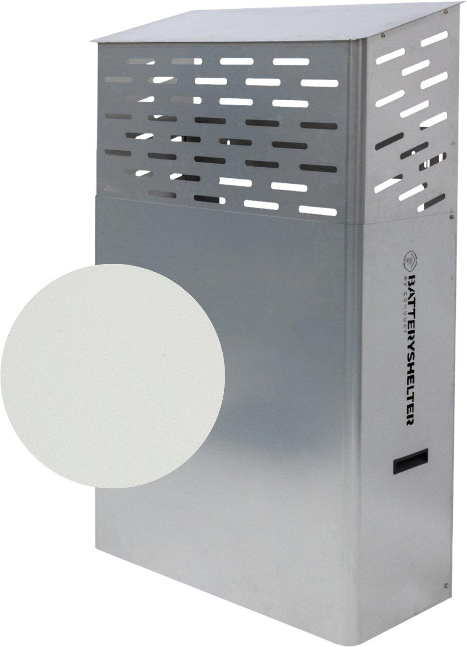 Batteryshelter RAL9016, Außengehäuse für Energiespeichersysteme in Verkehrsweiß