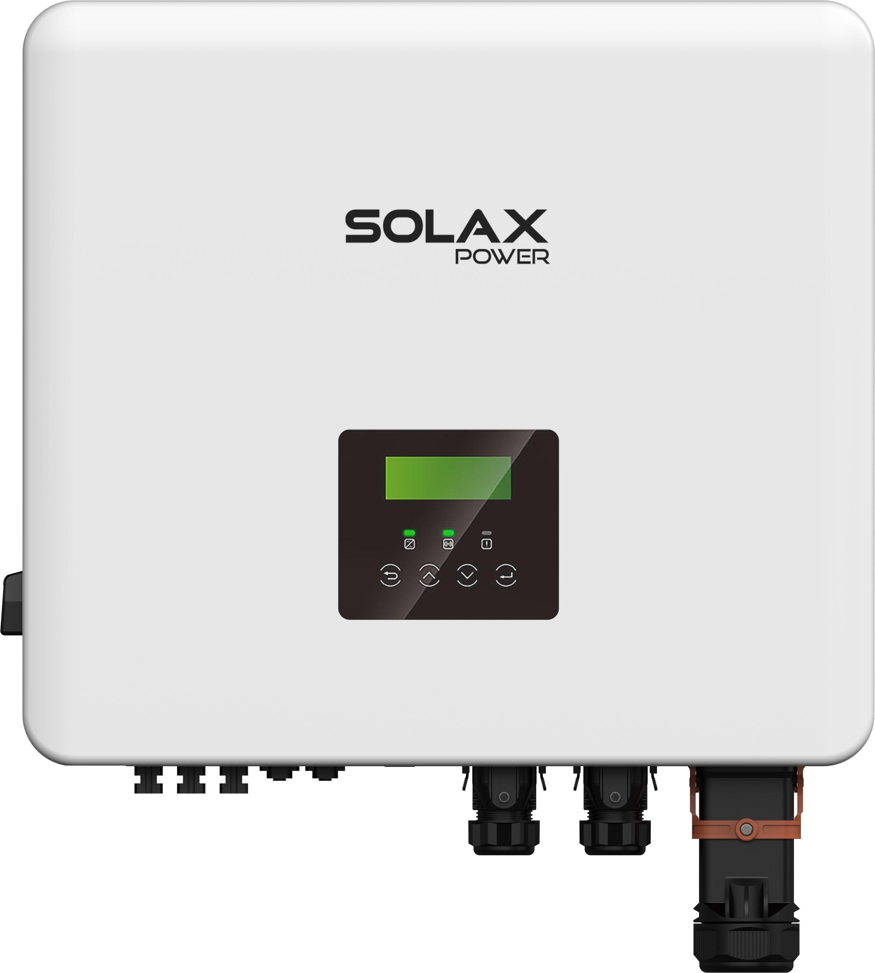 X3-HYB-10.0-P(AFCI), Max. 11 kVA Wechselstromleistung, 3 MPPT-Tracker, inkl. DC Schalter, 20 A Eingang, kompatibel mit Triple Power-Batterien,