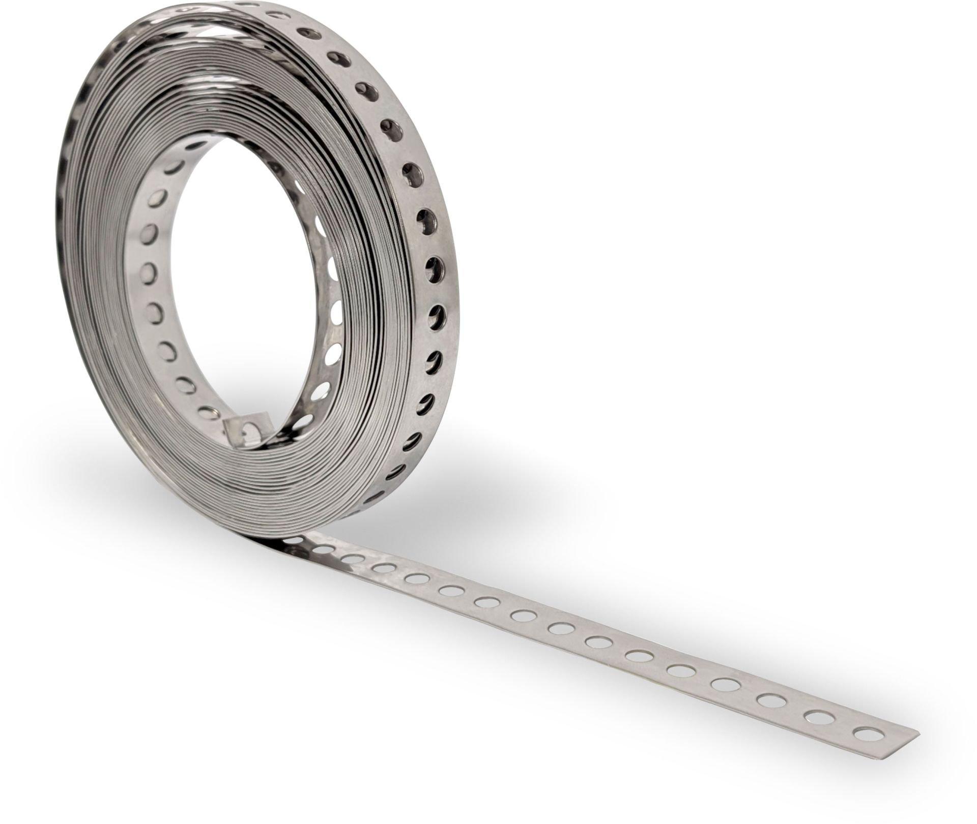 Metal perforated tie 17x0.8, Lochband als Windverband