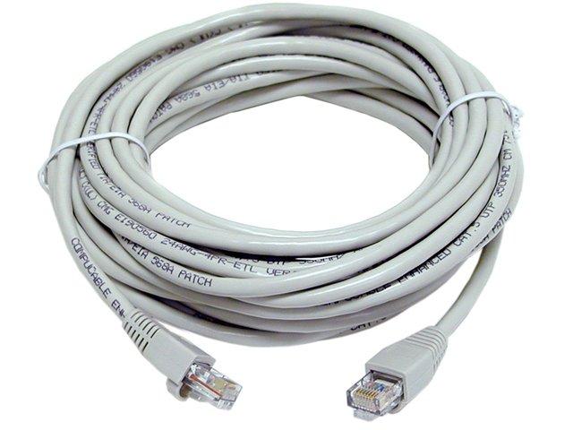 Netzwerkkabel 20 Meter, Netzwerkkabel; 20 Meter Cat5; grau; RJ45