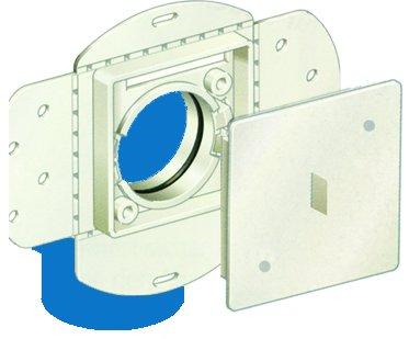 CP-4022-FX, Einbaurahmen f. ABS Rohr mit Sicherheitsknie