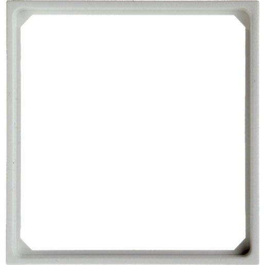 Adapterring für Zentralstück 50x50 mm S.1/B.3/B.7 polarweiß glänzend