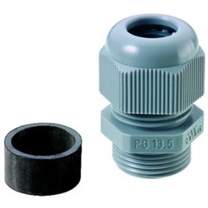 Anbauverschraubung PERFECT 50.036 PA PG 36 RAL7001 grau