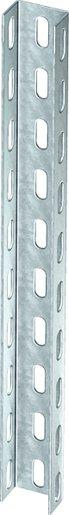U-Stiel 3-seitig gelocht 50x30x2000 St FS