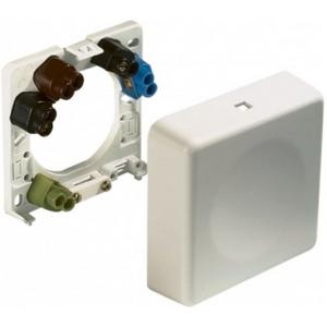 Geräte-Anschlussdose UP-AP weiß Klemmen 5x6 mm²