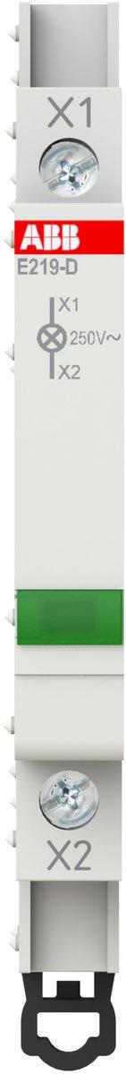 E219-D Leuchtmelder Grün mit LED 115-250VAC
