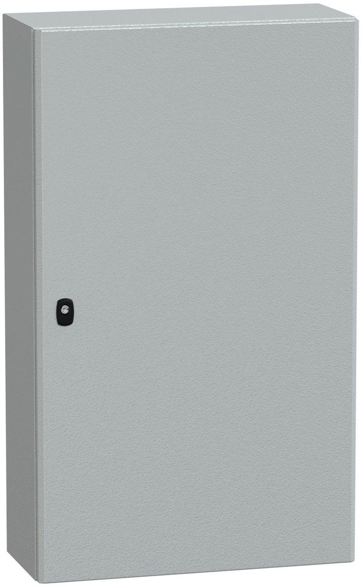 S3D Wandschrank Stahlblech mit Volltür mit Montageplatte H1000 x B600 x T250 mm