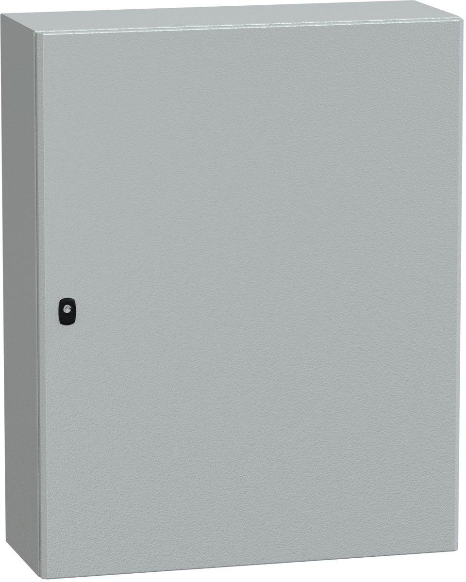 S3D Wandschrank Stahlblech mit Volltür mit Montageplatte H1000 x B800 x T300 mm