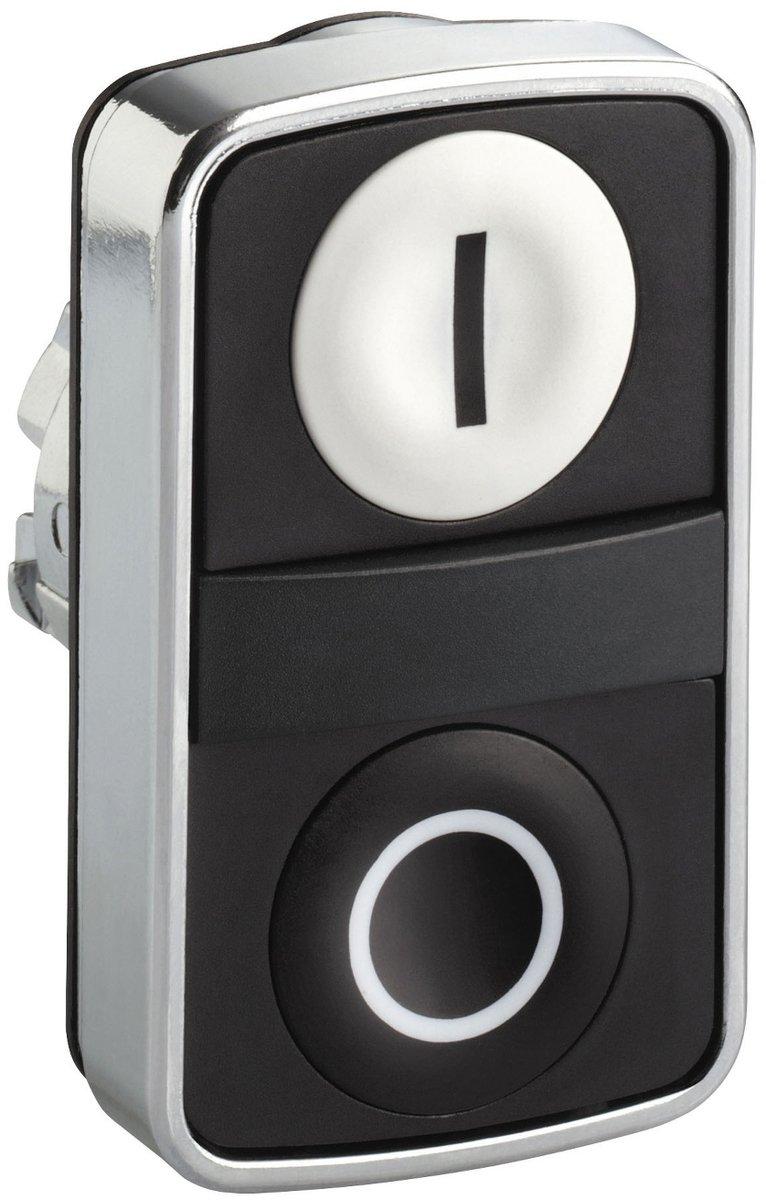 Doppeldrucktaster flach WS-SW I-0 ZB4-BA7121