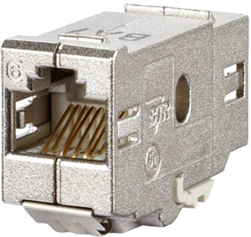RJ45 Kabelkupplung E-DAT modul Kupplung 8(8) 180° Kat.6 Class EA
