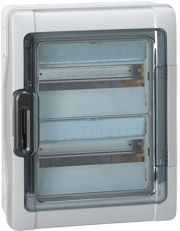 Feuchtraumverteiler Aufputz Plexo3 IP65-IK09 2-reihig 24 Module