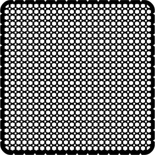 Einleger Icelight für 2068/xx Lochmuster rund