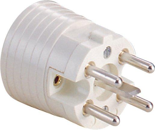 PERILEX-Stecker 16A Duroplast weiß