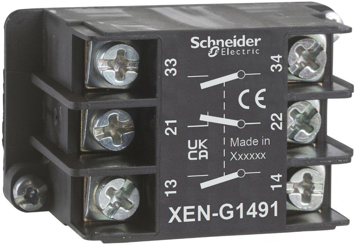 Hilfsschalter ohne Sprungfunktion 1Ö+2S Fronteinbau