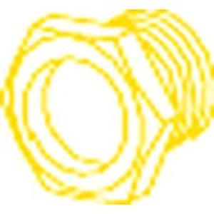 Trompetennippel 508/M10 mit Sechskant-Bund
