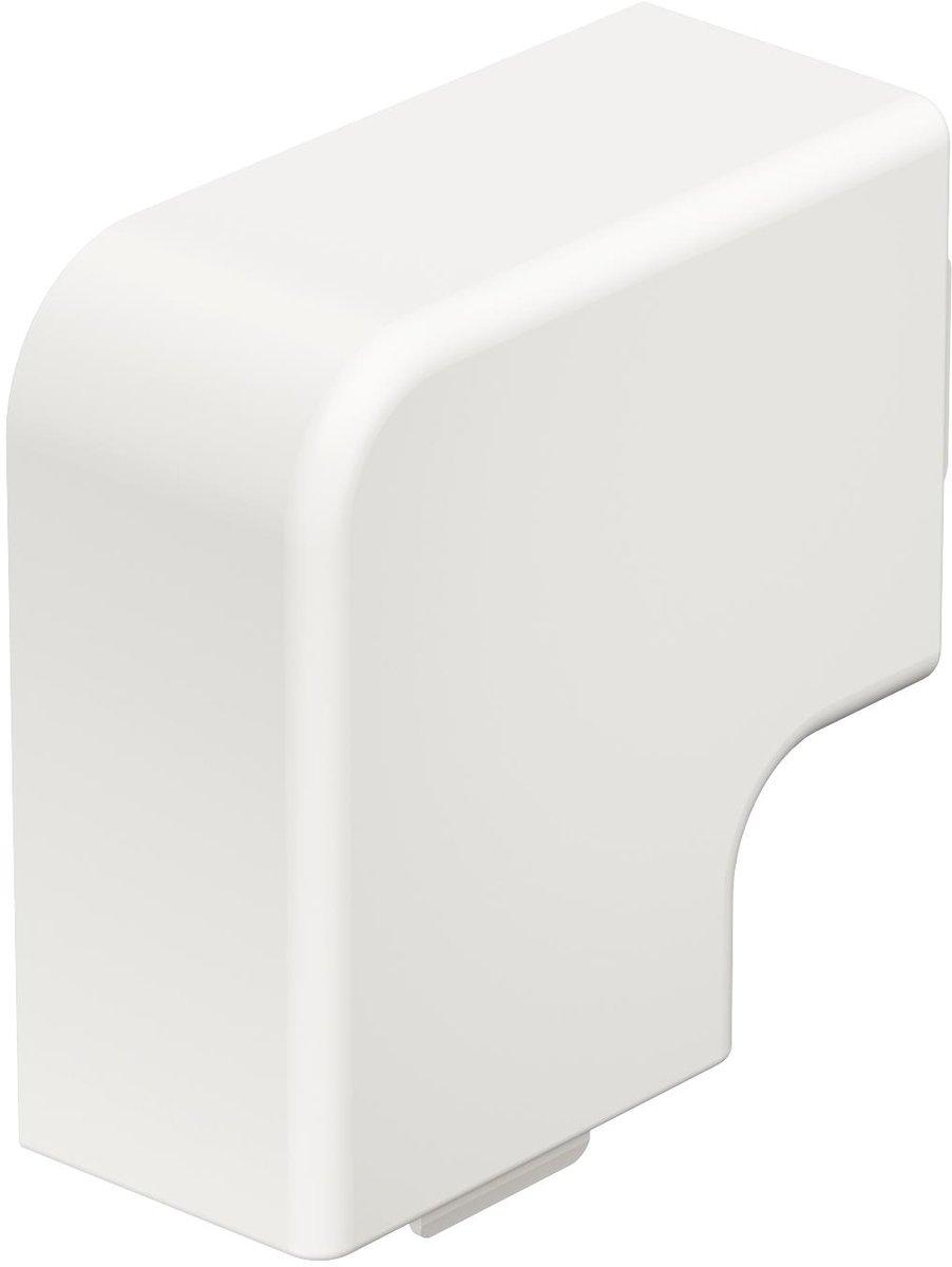 Flachwinkelhaube 25x40mm PVC reinweiß RAL 9010
