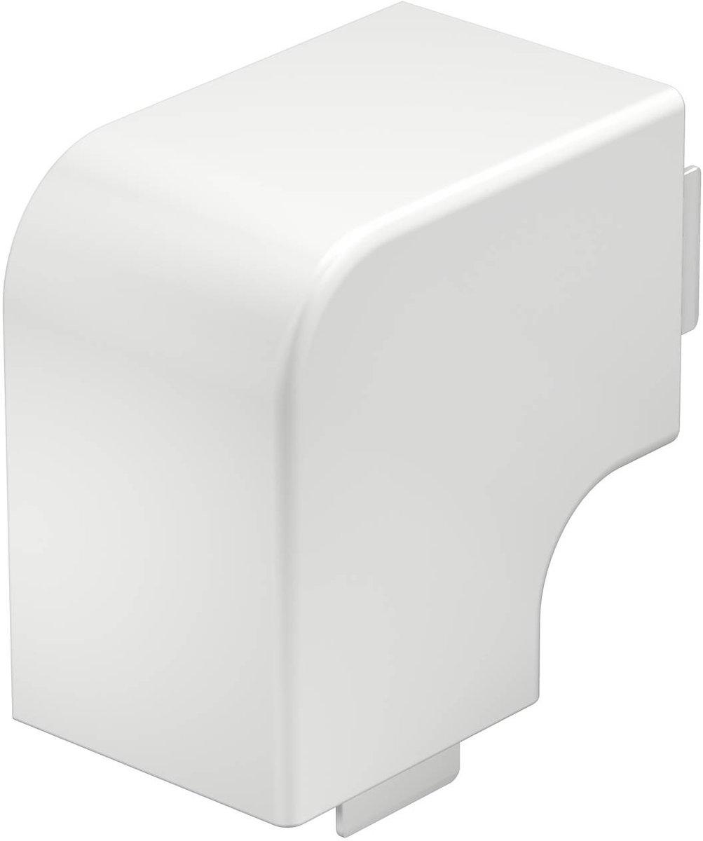 Flachwinkelhaube 60x60mm PVC reinweiß RAL 9010